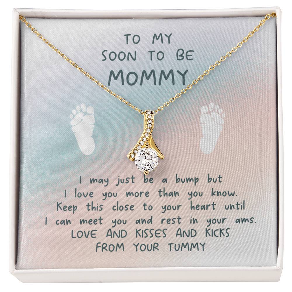 Blossoming Love: Expectant Mother Necklace