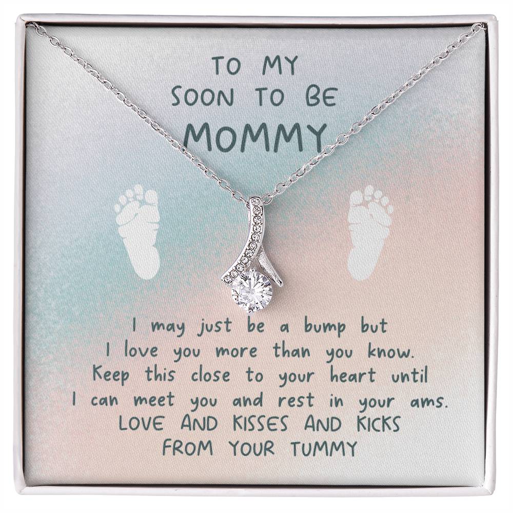 Blossoming Love: Expectant Mother Necklace