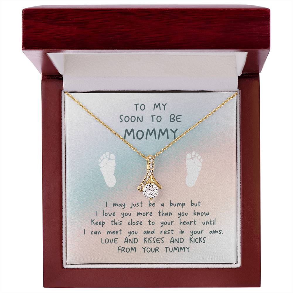 Blossoming Love: Expectant Mother Necklace