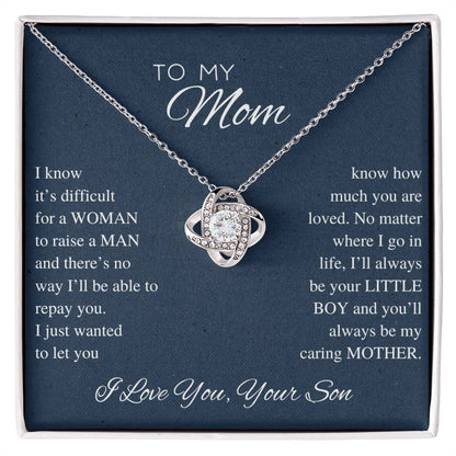 Everlasting Bond: Son's Tribute Necklace to His Mom