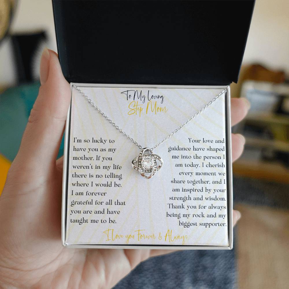 The Love Knot Necklace - A Meaningful Mother's Day Gift for Your Step Mom