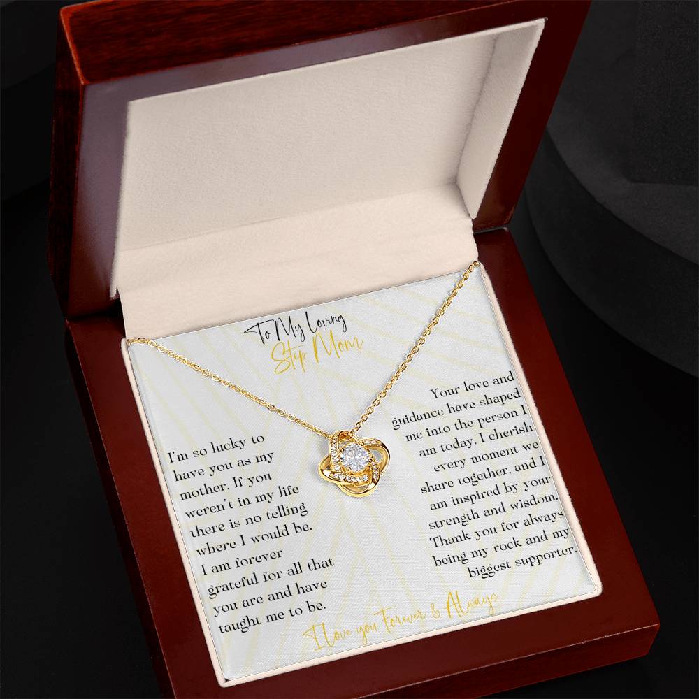 The Love Knot Necklace - A Meaningful Mother's Day Gift for Your Step Mom