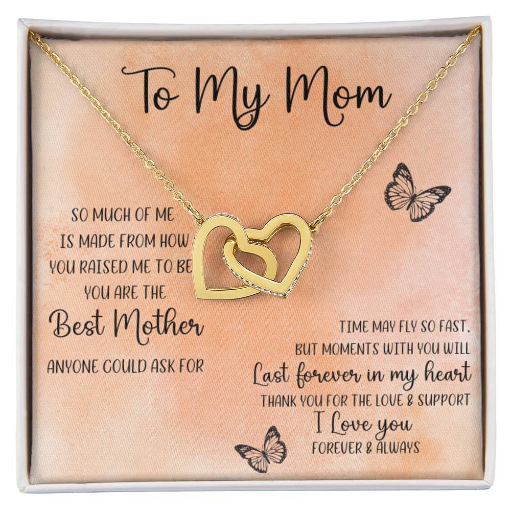 Eternal Love: Intertwined Heart Necklace - A Meaningful Mother's Day Gift