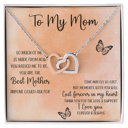 Eternal Love: Intertwined Heart Necklace - A Meaningful Mother's Day Gift