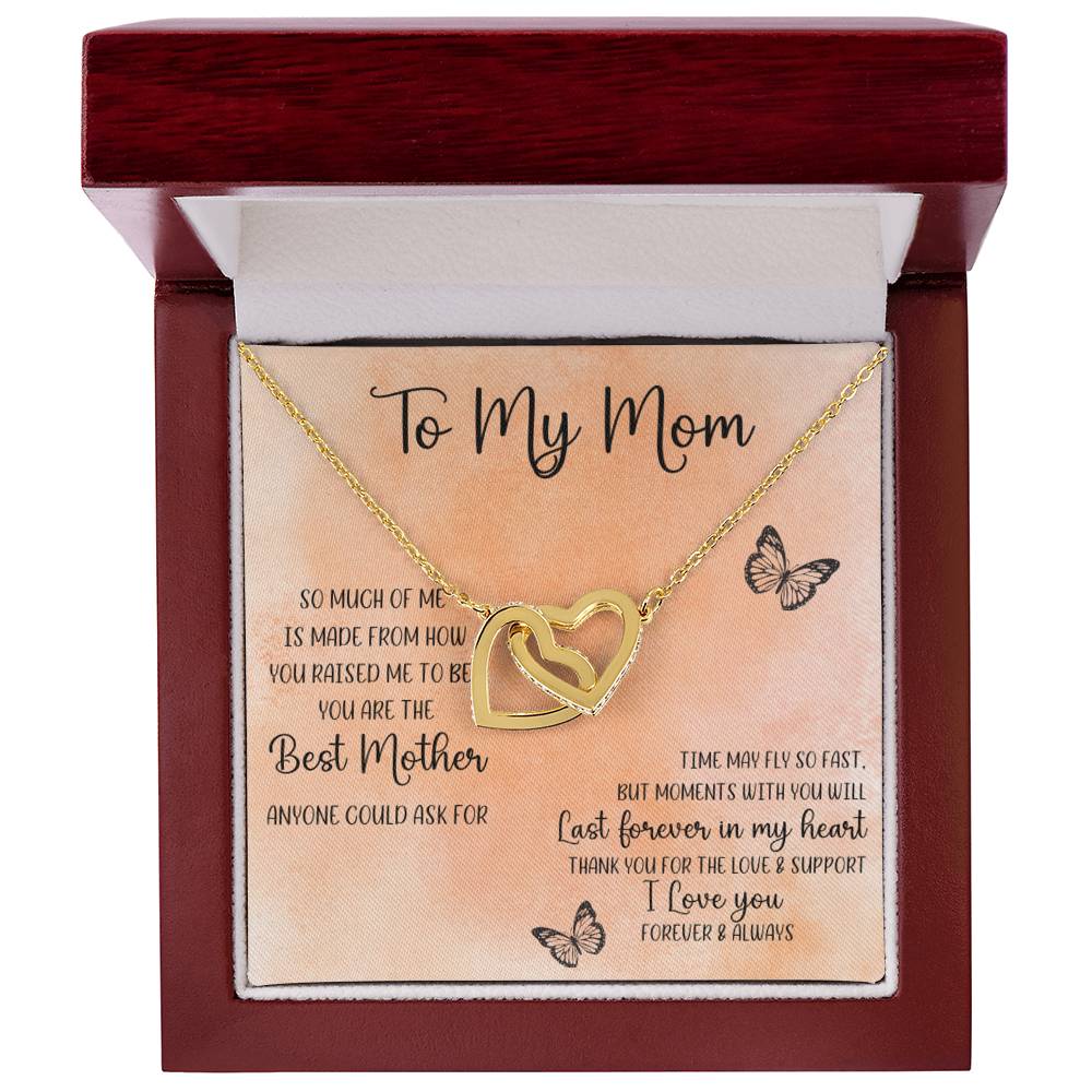 Eternal Love: Intertwined Heart Necklace - A Meaningful Mother's Day Gift